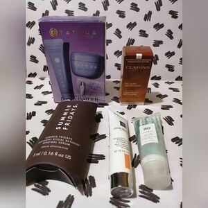 Skincare bundle Tatcha, Clarins, Summer Fridays, R+Co & Able Skincare